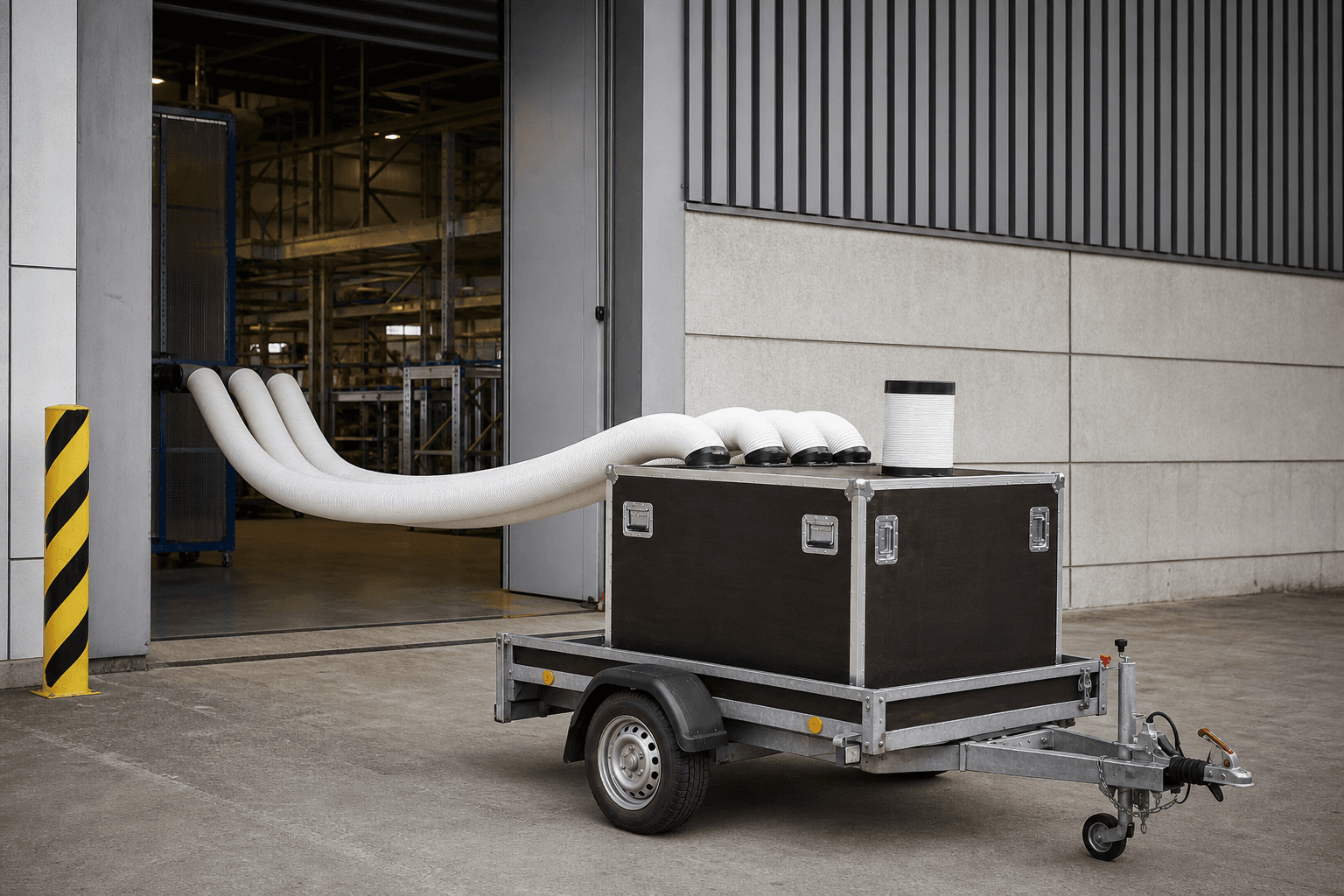 Spotcooler mieten für gezielte Bereichskühlung in Industriehallen bei Frankfurt